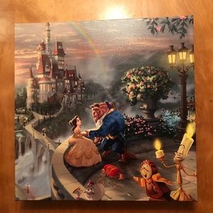 Disney Thomas Kinkade Canvas Wall Art